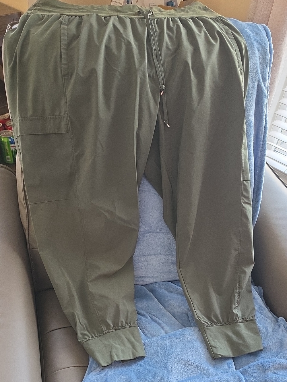 CALIA by Carrie Underwood Olive Green Cargo Jogger Pants